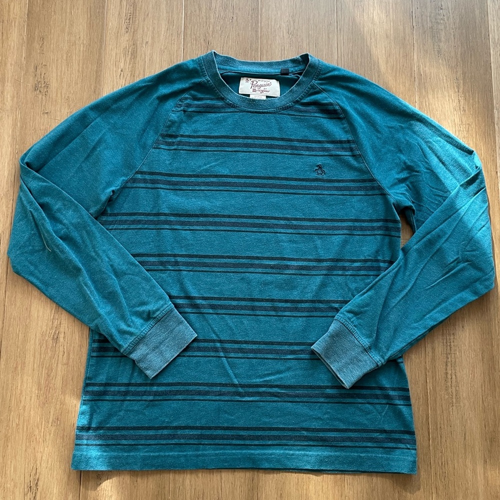Penguin brand long-sleeve tshirt, men’s size M